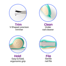 Load image into Gallery viewer, Nail Snail®- The Multi Award Winning Baby Nail Trimmer - WONDERBUBZ
