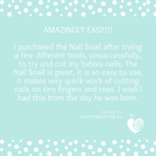 Load image into Gallery viewer, Nail Snail®- The Multi Award Winning Baby Nail Trimmer - WONDERBUBZ
