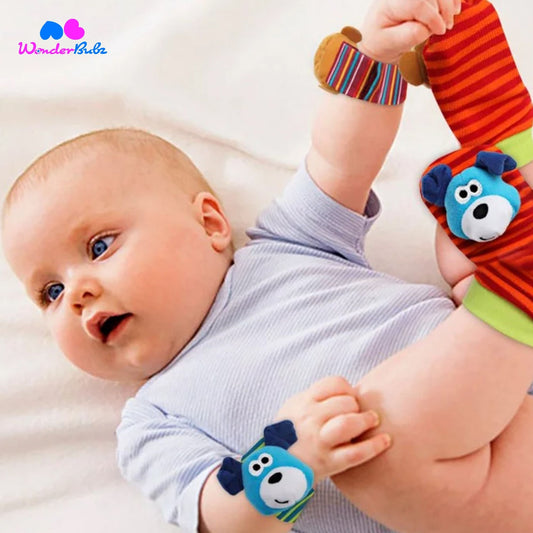 Sensory Rattle Toy Set- Cow Dog