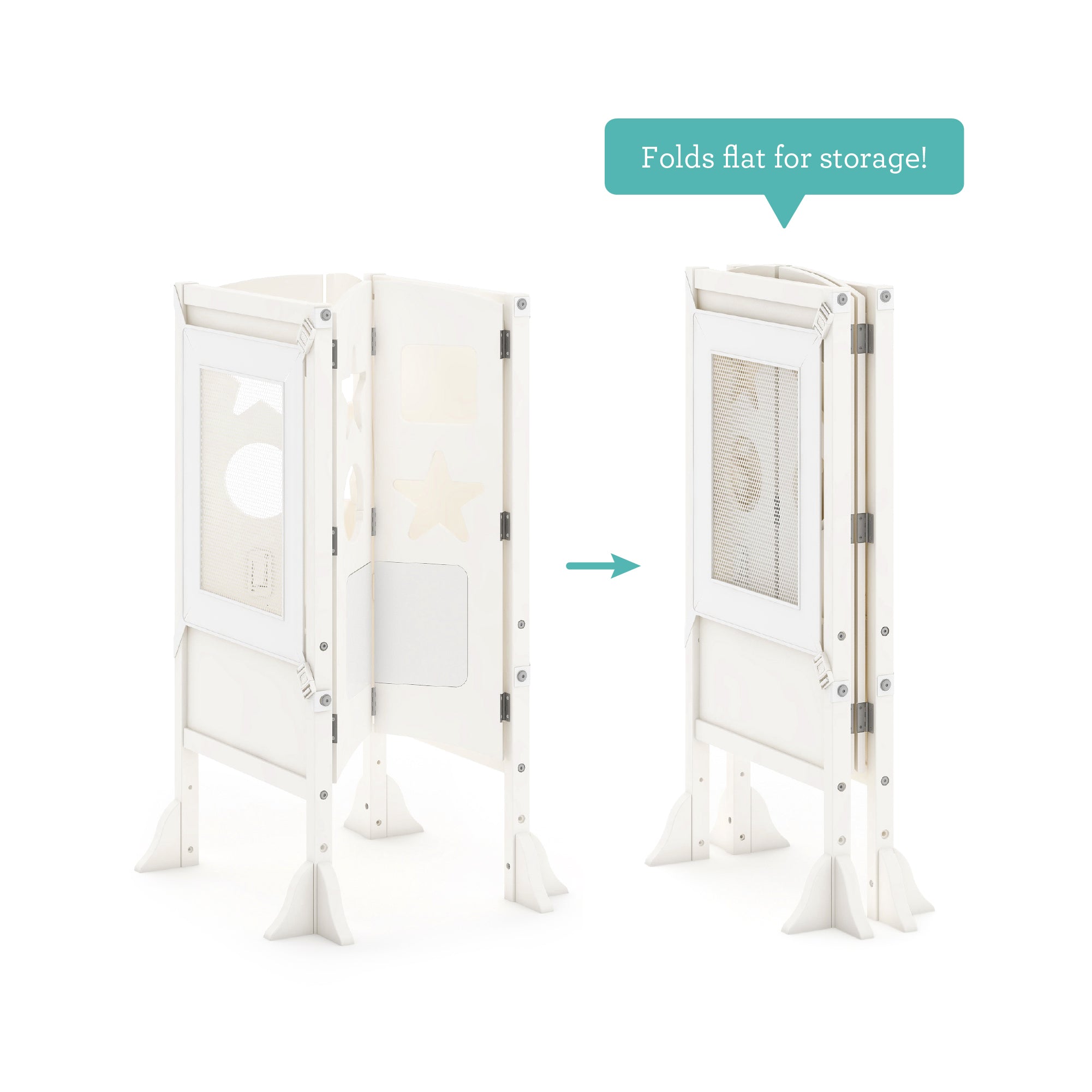 Guidecraft Kitchen Helper Classic White